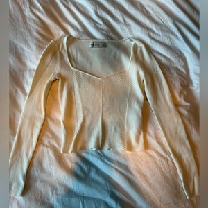 A&F Ribbed Cropped Sweater